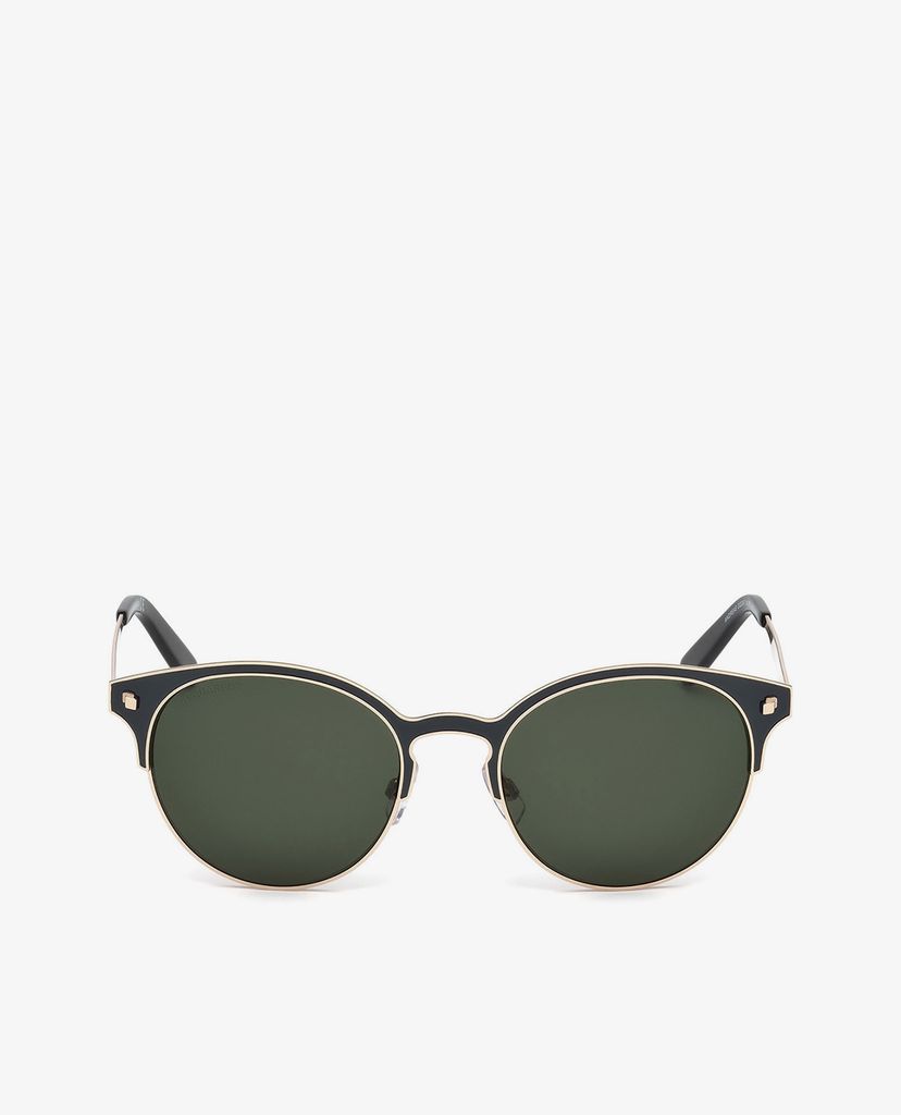 DSQUARED2 - Kính mát phom tròn gọng mảnh sành điệu