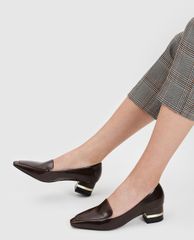 CHARLES & KEITH - Giày cao gót mũi nhọn Metallic Accent