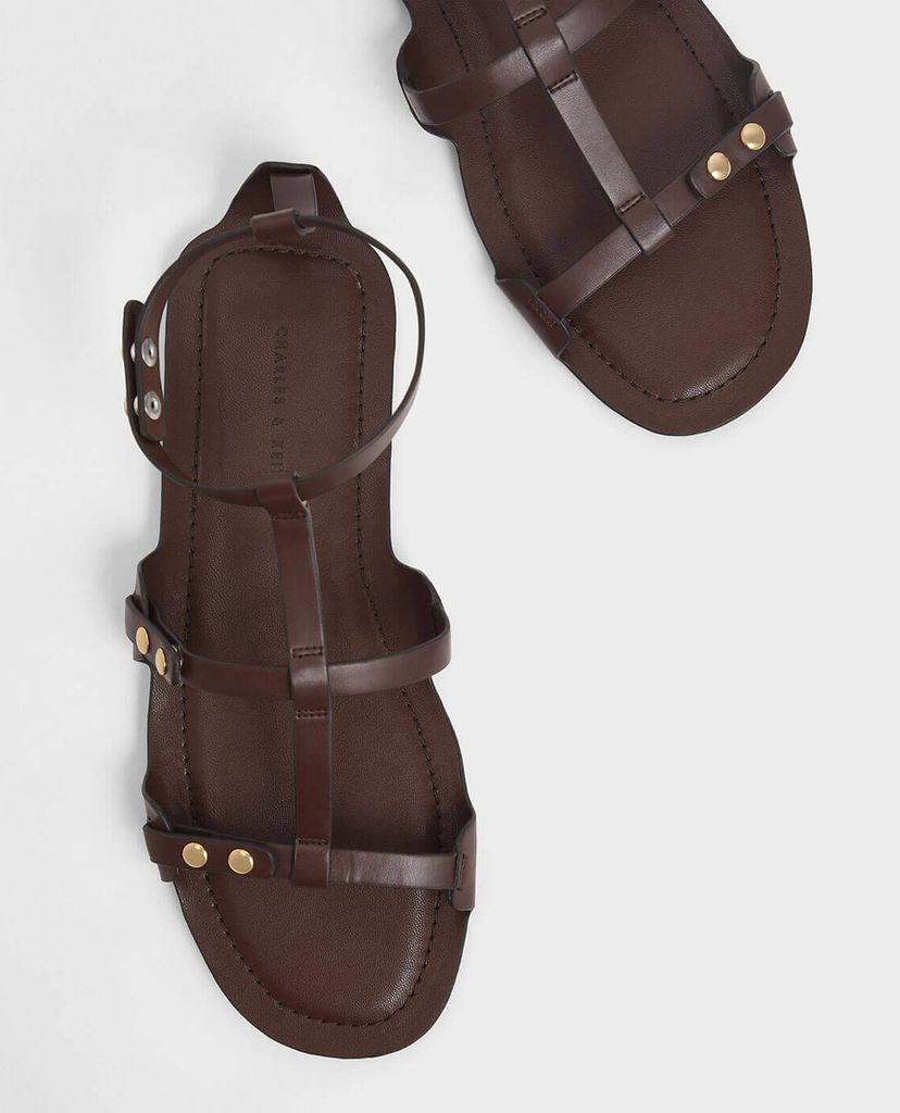 CHARLES & KEITH - Giày sandal Studded Gladiator