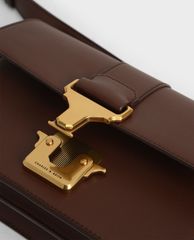 CHARLES & KEITH - Túi đeo vai phom chữ nhật Metallic Push Lock