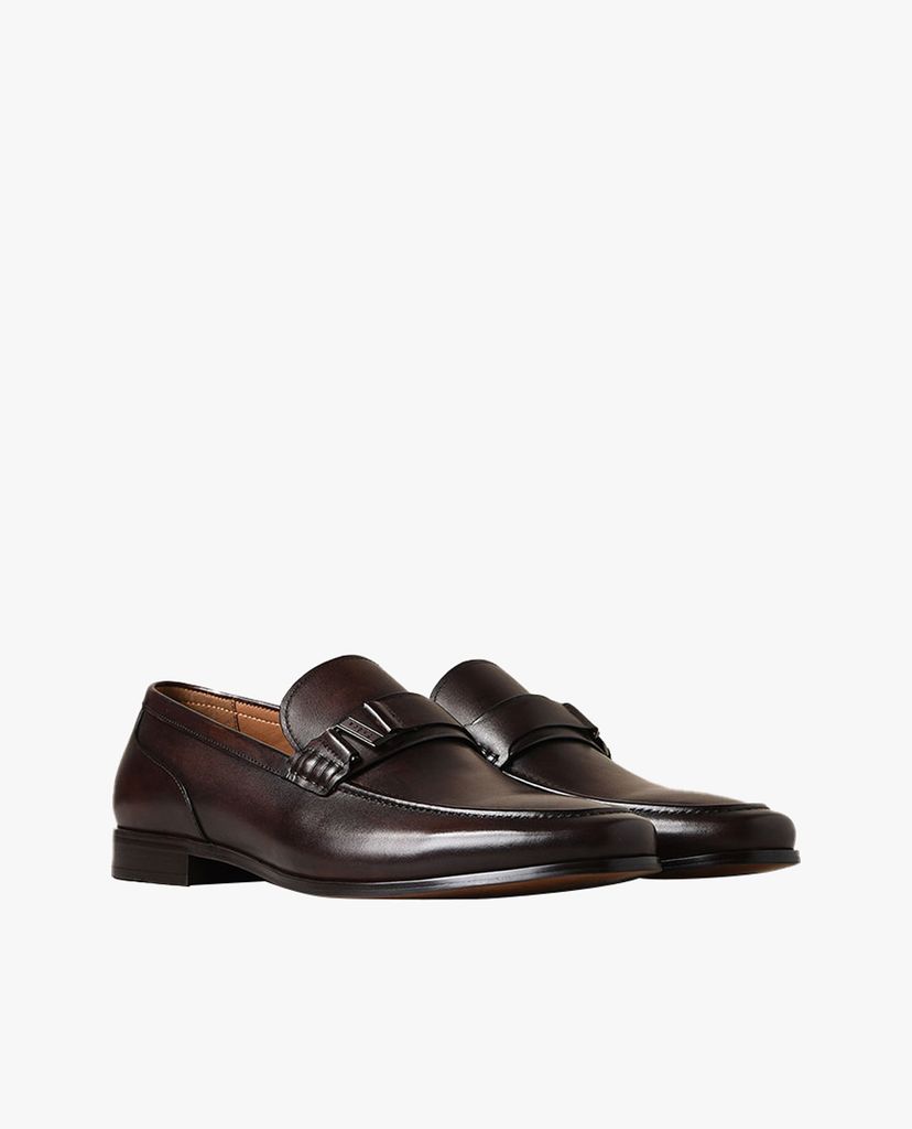 PEDRO - Giày tây nam mũi nhọn Buckled Burnished
