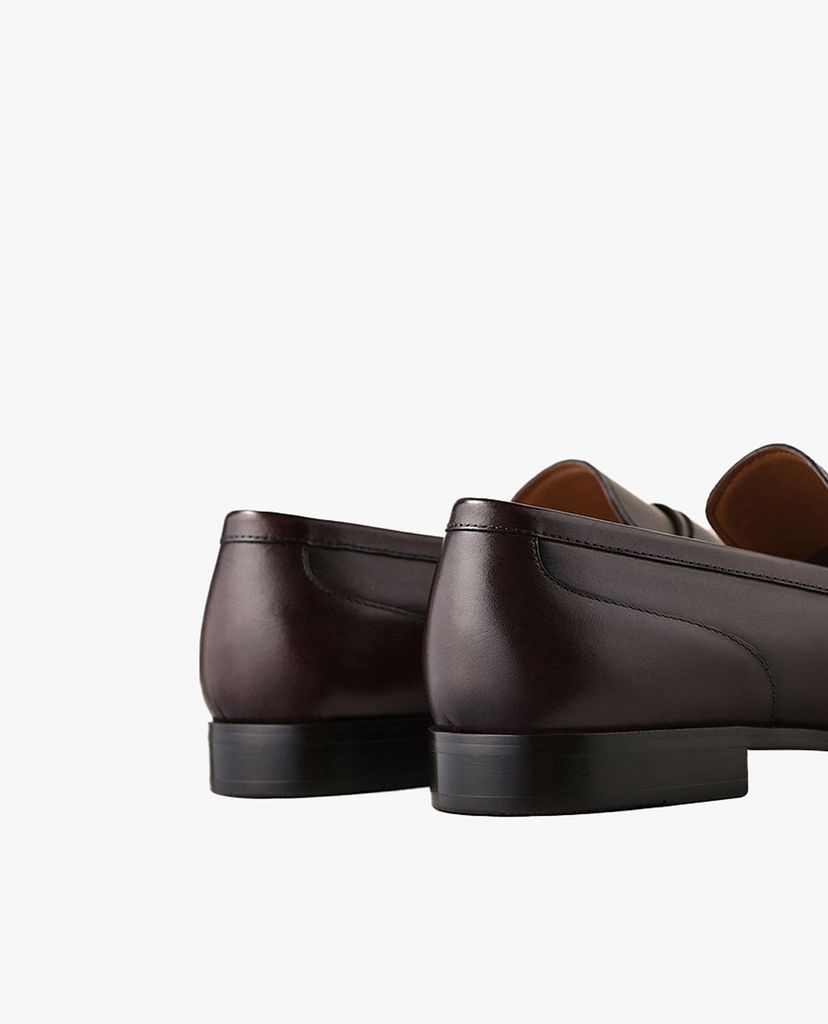 PEDRO - Giày tây nam mũi nhọn Buckled Burnished