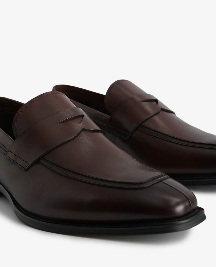 PEDRO - Giày tây nam mũi nhọn Leather Penny