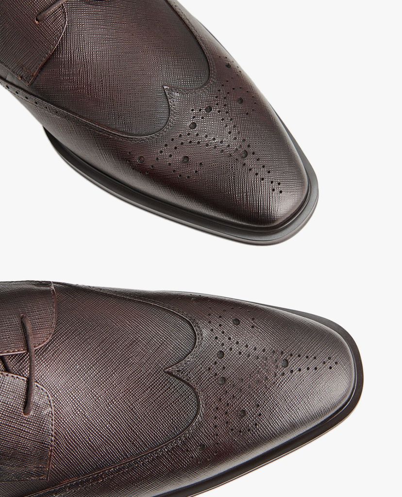 PEDRO - Giày tây nam thắt dây Brogue Leather