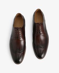 PEDRO - Giày tây nam mũi nhọn Leather Brogues