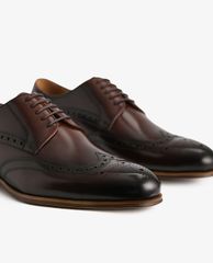 PEDRO - Giày tây nam mũi nhọn Leather Brogues