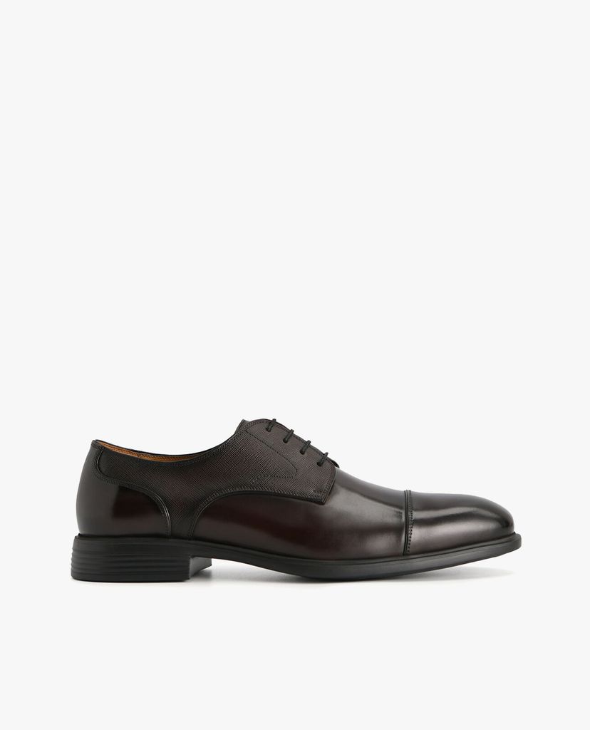 PEDRO - Giày tây nam da buộc dây thời trang Textured