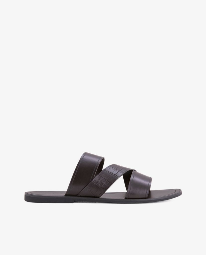 PEDRO - Giày sandals nam quai ngang Croc Effect