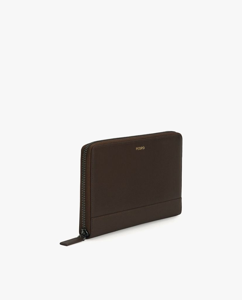 PEDRO - Ví nam cầm tay dáng dài Leather Zip Around Travel