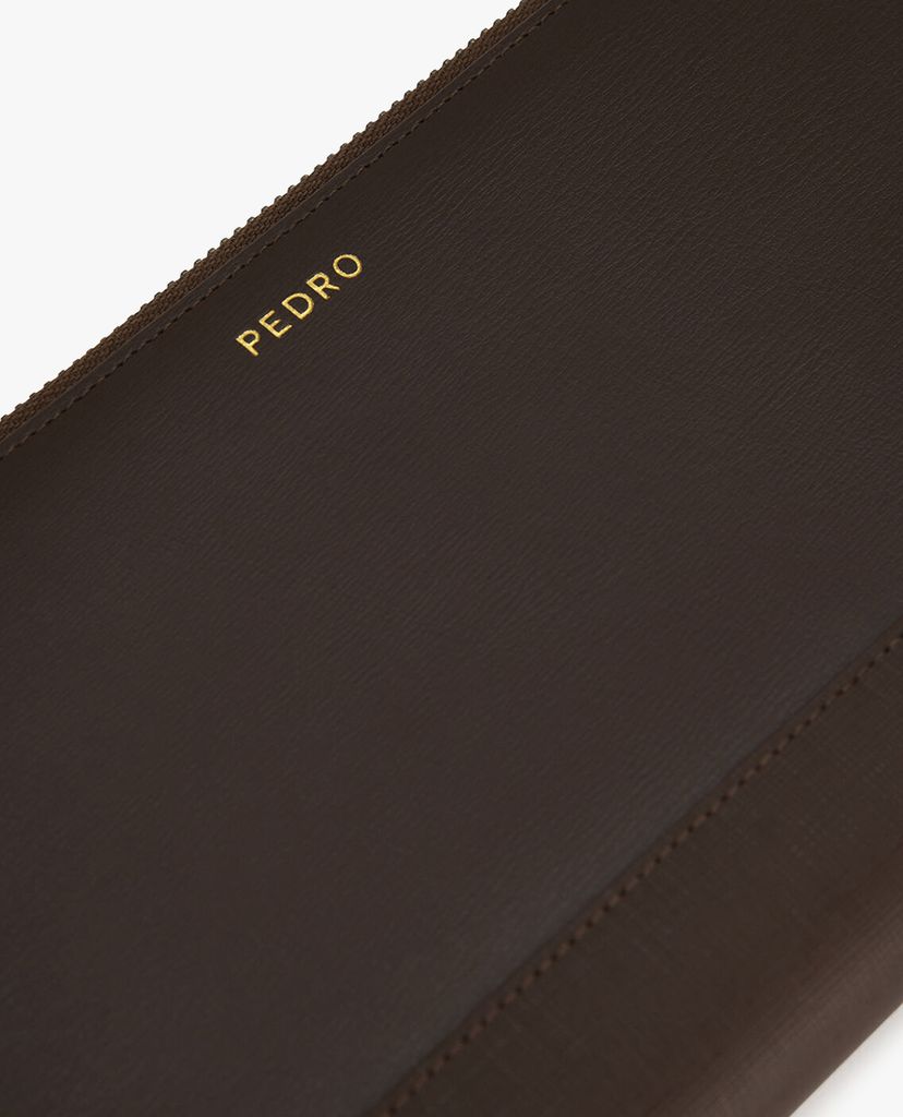 PEDRO - Ví nam cầm tay dáng dài Leather Zip Around Travel