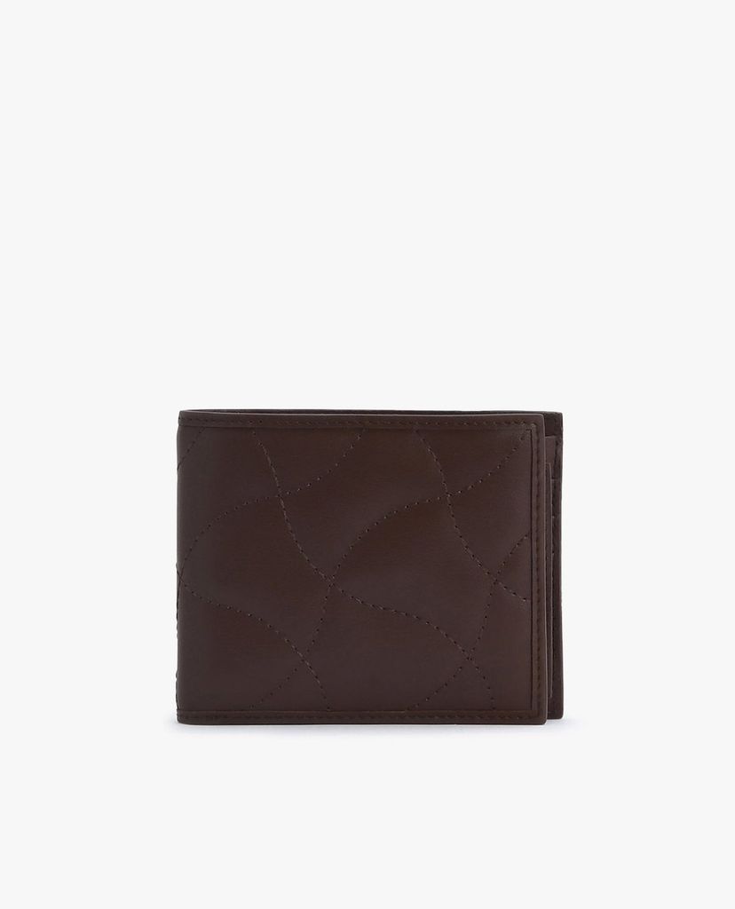 PEDRO - Ví nam da gập đôi Abstract Quilted Bi Fold