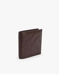 PEDRO - Ví nam da gập đôi Abstract Quilted Bi Fold