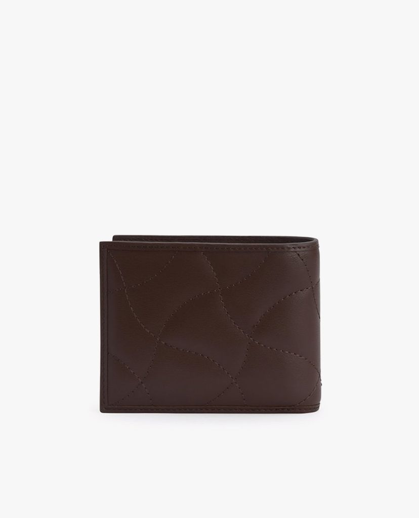 PEDRO - Ví nam da gập đôi Abstract Quilted Bi Fold