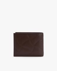 PEDRO - Ví nam da gập đôi Abstract Quilted Bi Fold