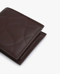 PEDRO - Ví nam da gập đôi Abstract Quilted Bi Fold