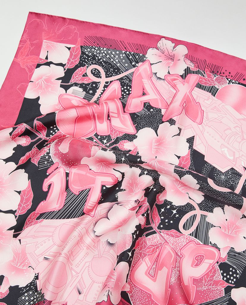 MAX&Co. - Khăn lụa hình vuông họa tiết Printed Silk