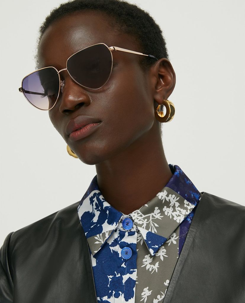 MAX&Co. - Kính mát nữ tam giác Metallic Triangular