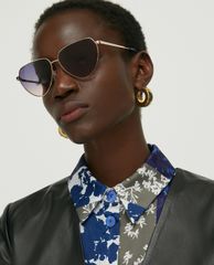 MAX&Co. - Kính mát nữ tam giác Metallic Triangular