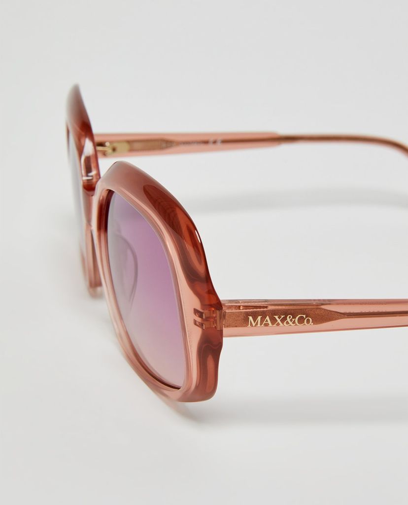 MAX&Co. - Kính mát nữ gọng vuông Pink Acetate