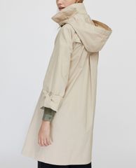 MAX&Co. - Áo măng tô nữ phối thắt lưng Cotton Twill