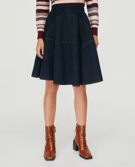 MAX&Co. - Chân váy xòe Denim and Gabardine Circular