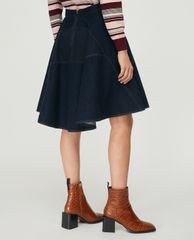MAX&Co. - Chân váy xòe Denim and Gabardine Circular