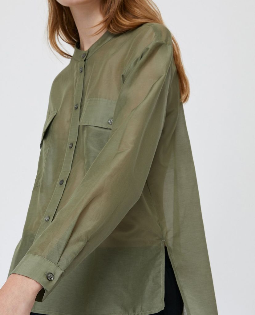 MAX&Co. - Áo sơ mi nữ tay dài Cotton And Silk