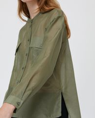 MAX&Co. - Áo sơ mi nữ tay dài Cotton And Silk