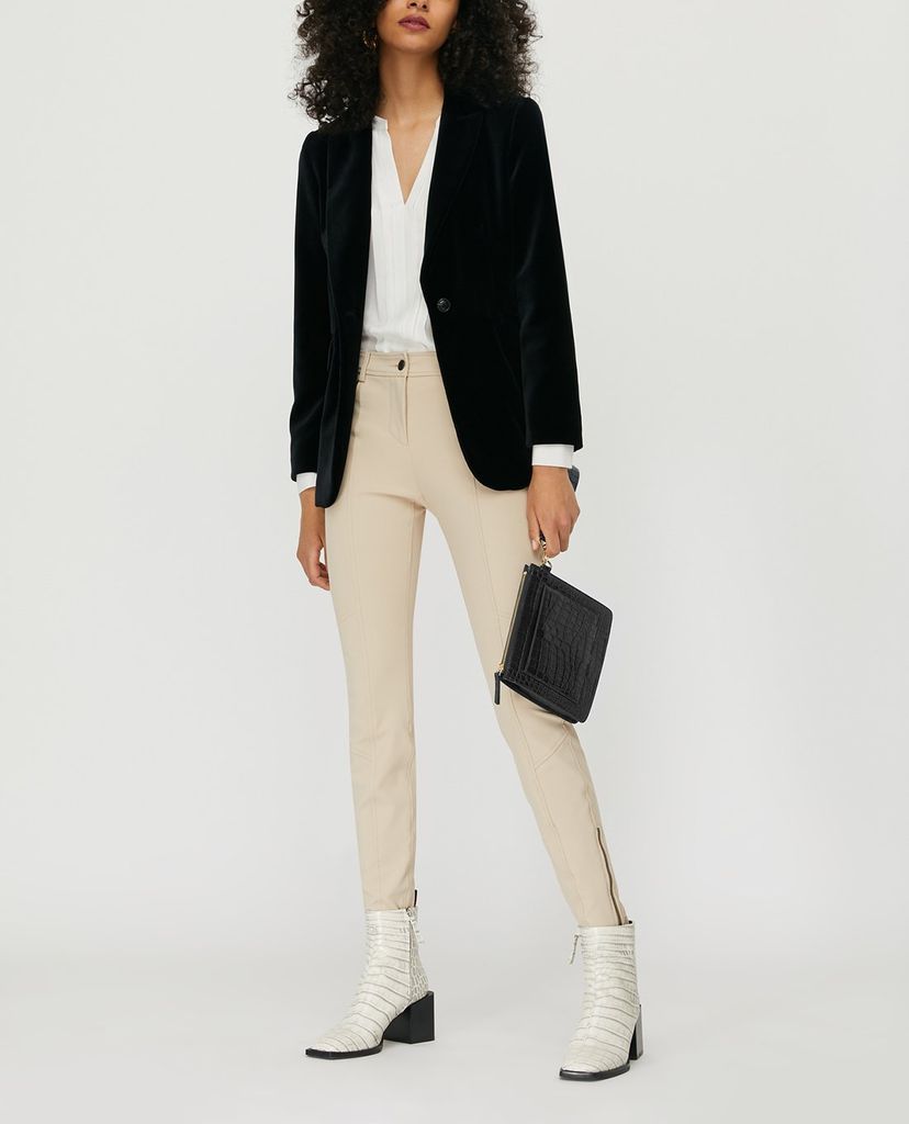 MAx&Co. Quần kiểu nữ dáng ôm Skinny With Ankle Zips