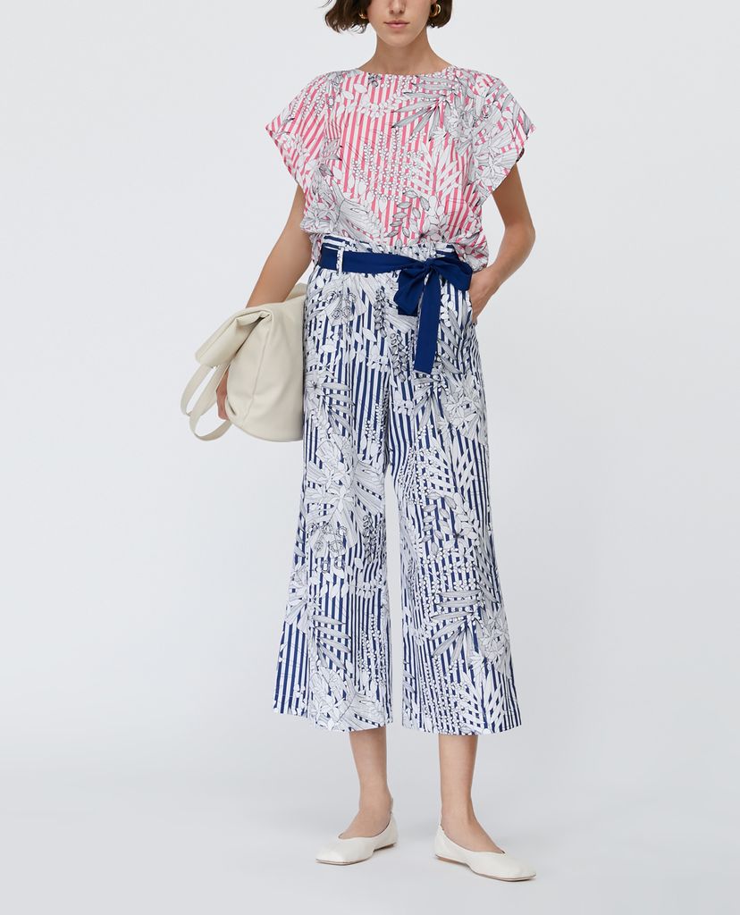 MAX&Co. - Quần kiểu nữ ống rộng Wide Leg Poplin