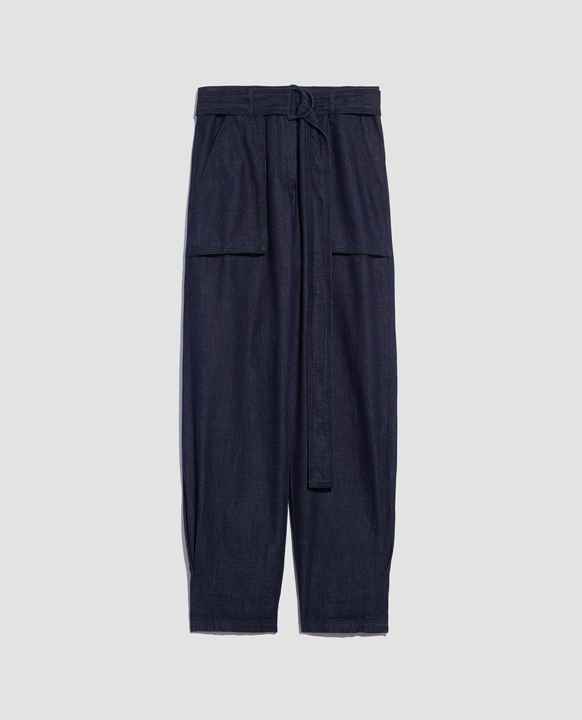 MAX&Co. Quần jeans nữ phối thắt lưng Parachute Cargo