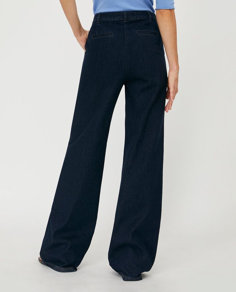 MAX&Co. - Quần jeans nữ ống rộng Palazzo