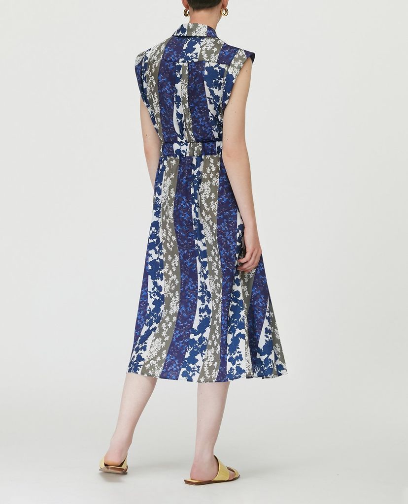 MAX&Co. - Đầm midi cổ bẻ sát nách Convertible Twill
