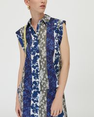 MAX&Co. - Đầm midi cổ bẻ sát nách Convertible Twill