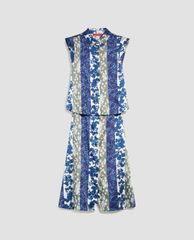 MAX&Co. - Đầm midi cổ bẻ sát nách Convertible Twill