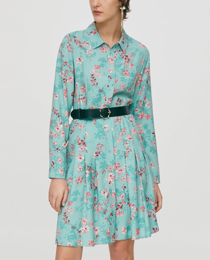 MAX&Co. - Đầm mini sơ mi tay dài Floral Sablé