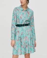 MAX&Co. - Đầm mini sơ mi tay dài Floral Sablé