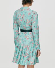MAX&Co. - Đầm mini sơ mi tay dài Floral Sablé