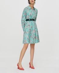MAX&Co. - Đầm mini sơ mi tay dài Floral Sablé