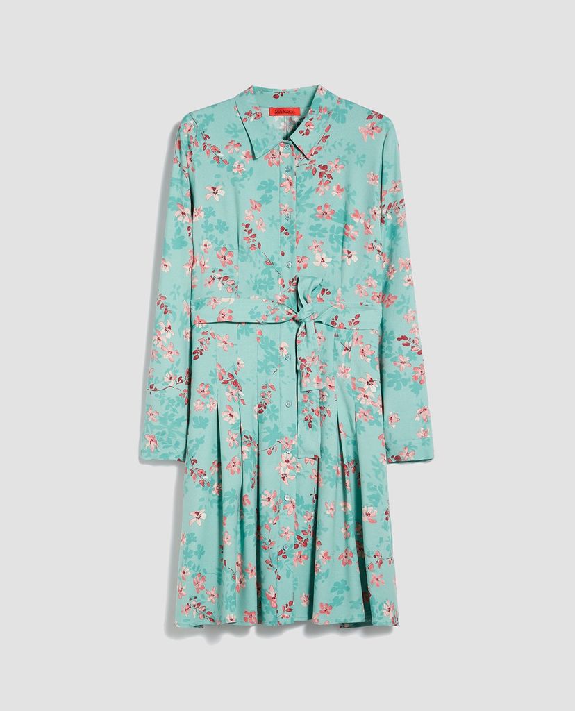 MAX&Co. - Đầm mini sơ mi tay dài Floral Sablé