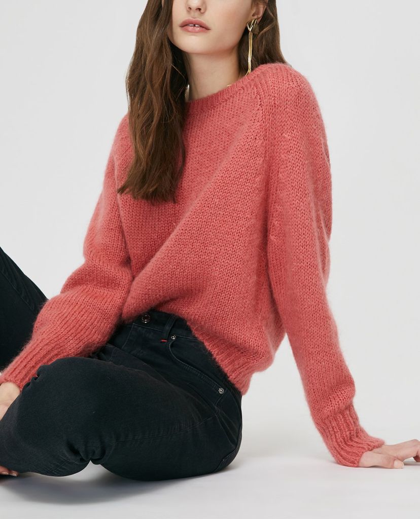 MAX&Co. - Áo len nữ tay dài cổ thuyền Mohair