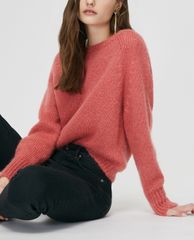 MAX&Co. - Áo len nữ tay dài cổ thuyền Mohair
