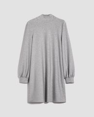 MAX&Co. - Đầm mini phom suông cổ cao tay dài Jersey Lamé