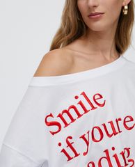 MAX&Co. - Áo thun nữ tay ngắn With Embroidered Graphic