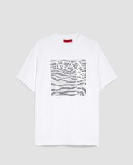 MAX&Co. - Áo thun nữ ngắn tay phối logo Micro Rhinestones