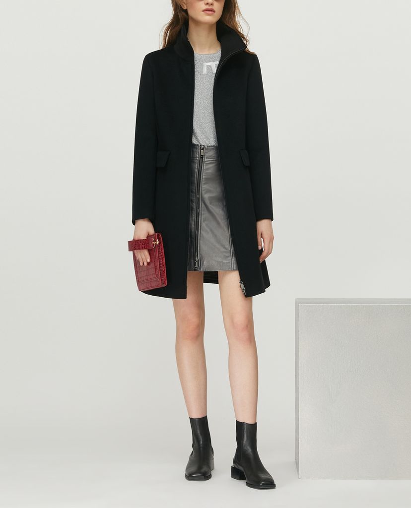 MAX&Co. - Áo thun nữ cổ tròn tay ngắn Jersey Lamé Slogan