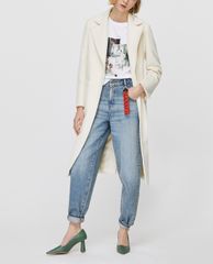 MAX&Co. - Áo thun nữ cổ tròn tay ngắn Print And Embroidery