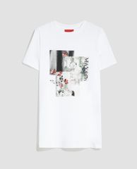 MAX&Co. - Áo thun nữ cổ tròn tay ngắn Print And Embroidery