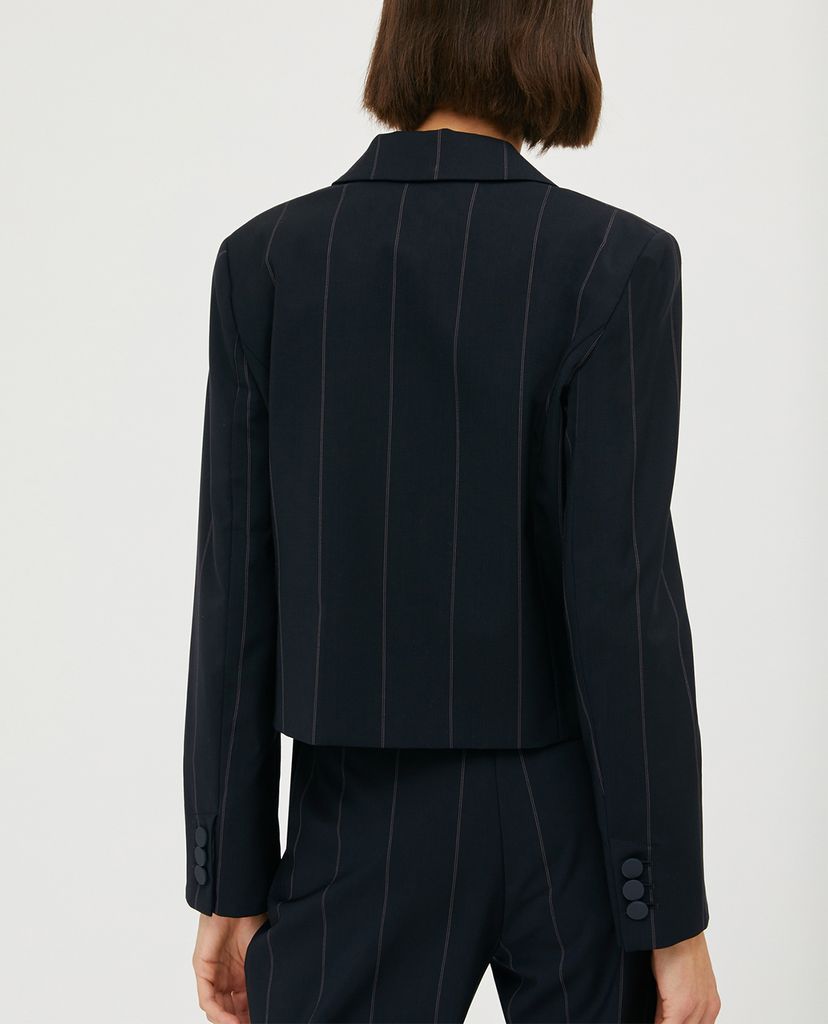 MAX&Co. - Áo blazer nữ tay dài phom ngắn Wool