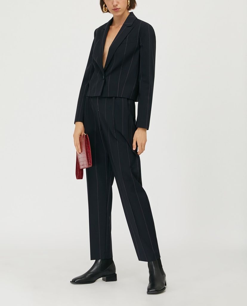 MAX&Co. - Áo blazer nữ tay dài phom ngắn Wool